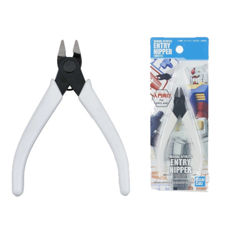 Bandai - Gunpla - Gundam Entry Nipper - White Cutting Pliers