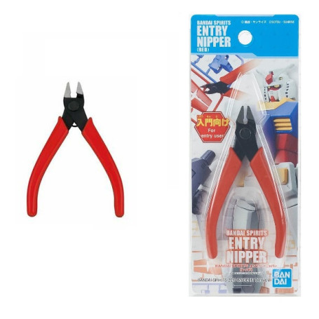 Bandai - Gunpla - Gundam Entry Nipper - Red Cutting Pliers