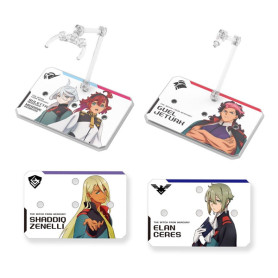 Bandai - Gunpla - Gundam Action Base 6 Clear - Mobile Suit Gundam Witch From Mercury Stickers Set