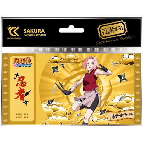 Cartoon Kingdom - Lot of 5 Golden Ticket Naruto Shipudden (vol. 29 to 33)