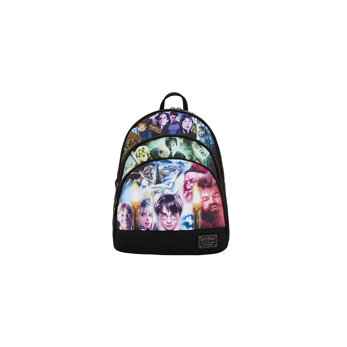 Harry Potter - Loungefly Mini Backpack Trilogy triple pocket