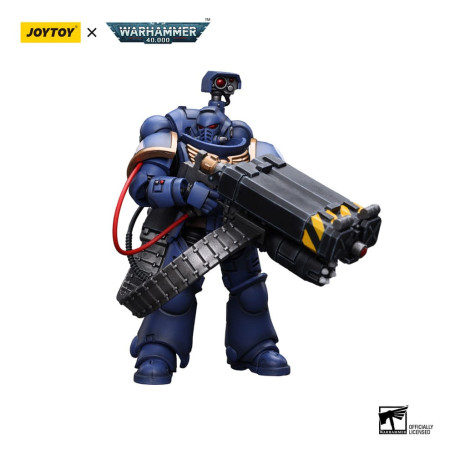 JoyToy Space Marines - Ultramarines - Desolation Marine with Castellan Launcher (Superkrak) 1/18