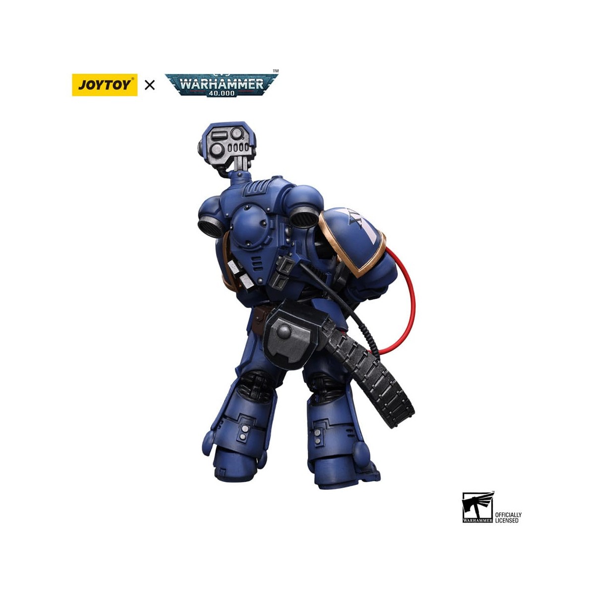 JoyToy Space Marines - Ultramarines - Desolation Marine with Castellan Launcher (Superfrag) 1/18