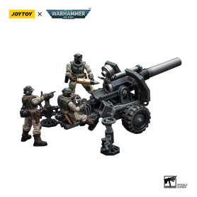 JoyToy Space Marines - Astra Militarum - Ordnance Team with Bombast Field Gun 1/18 - Warhammer 40K