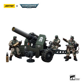 JoyToy Space Marines - Astra Militarum - Ordnance Team with Bombast Field Gun 1/18 - Warhammer 40K