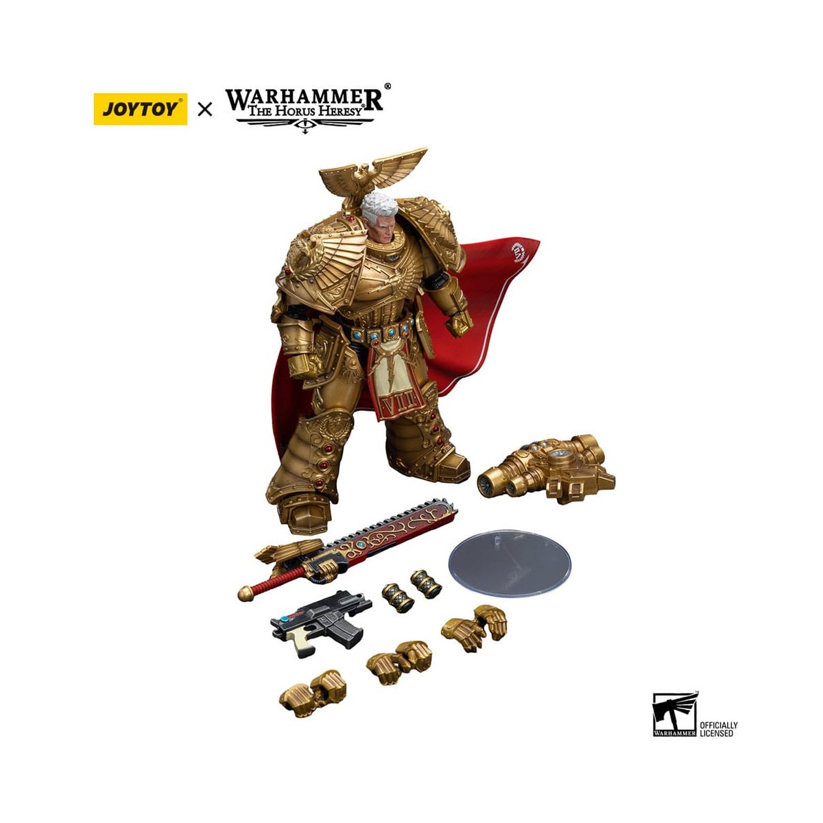 JoyToy Space Marines - Imperial Fists - Rogal Dorn Primarch of the 7th Legion - 1/18 - Warhammer The Horus Heresy
