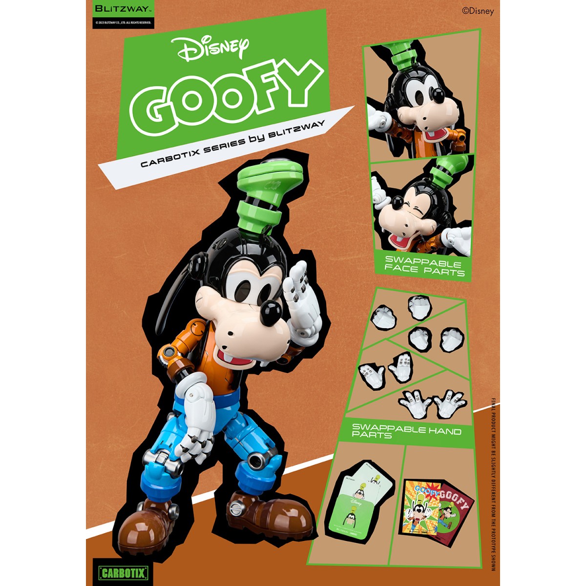 Blitzway - Disney - Carbotix Series Goofy - Dingo