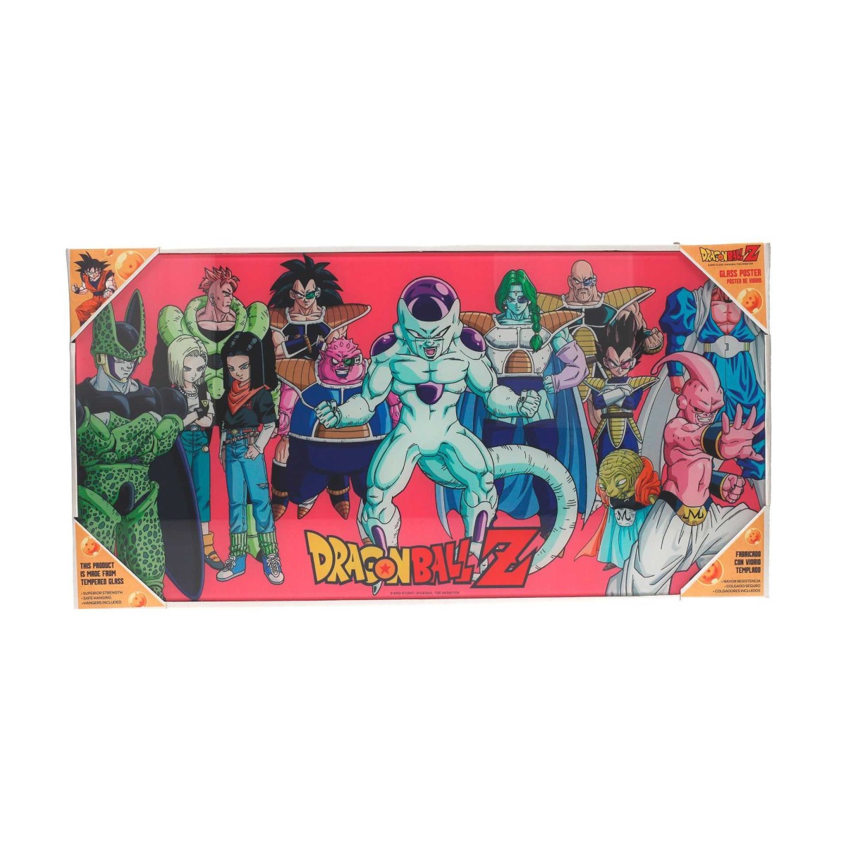 SD Toys - Dragonball Z "Villains" glass poster