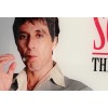 SD Toys - Scarface glass poster "The World is yours" grey background