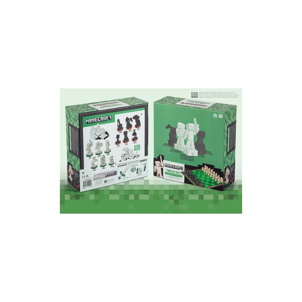Noble Collection - Surface Heroes VS Monsters chess game - Minecraft
