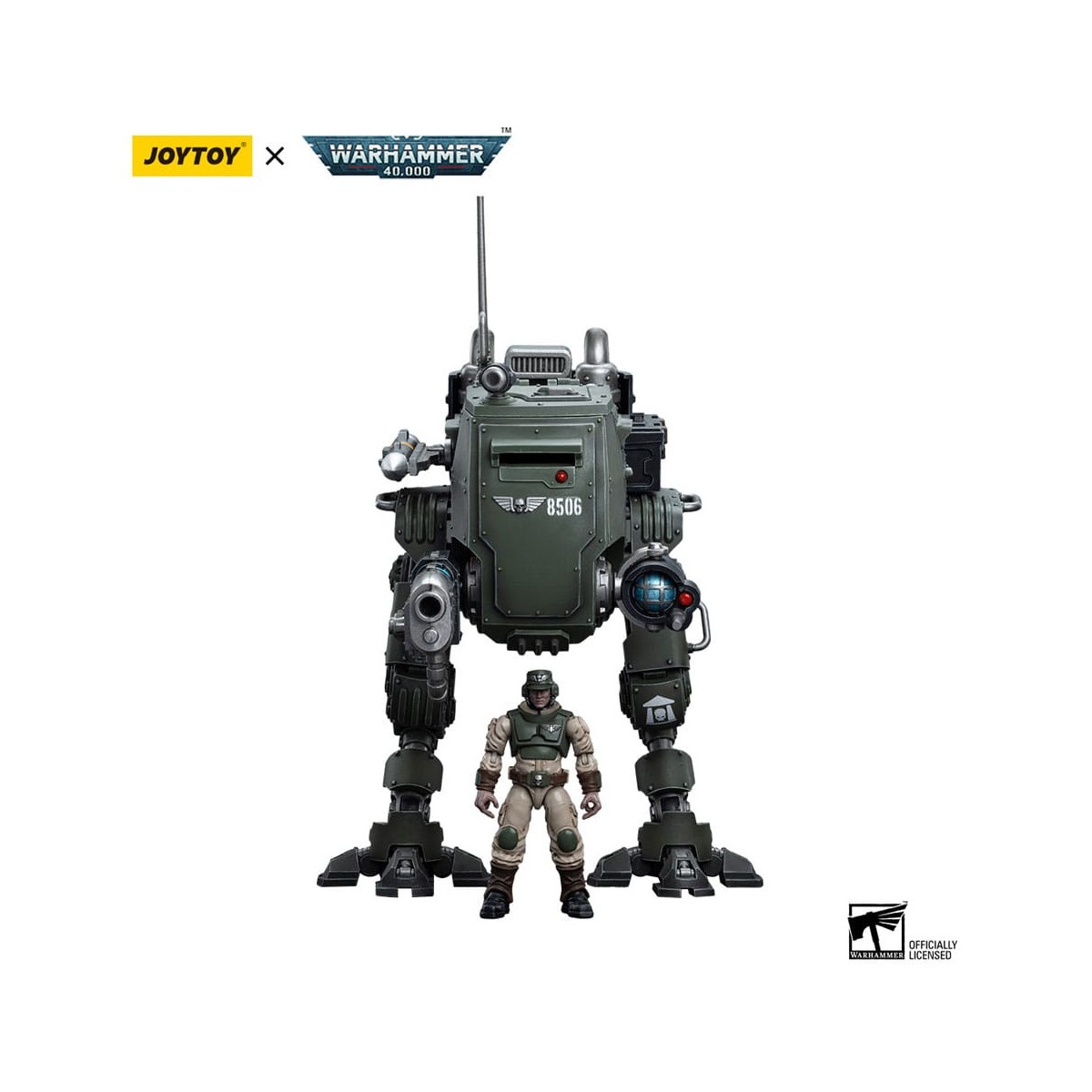 JoyToy Space Marines - Astra Militarum - Cadian Armoured Sentinel 1/18 - Warhammer 40K