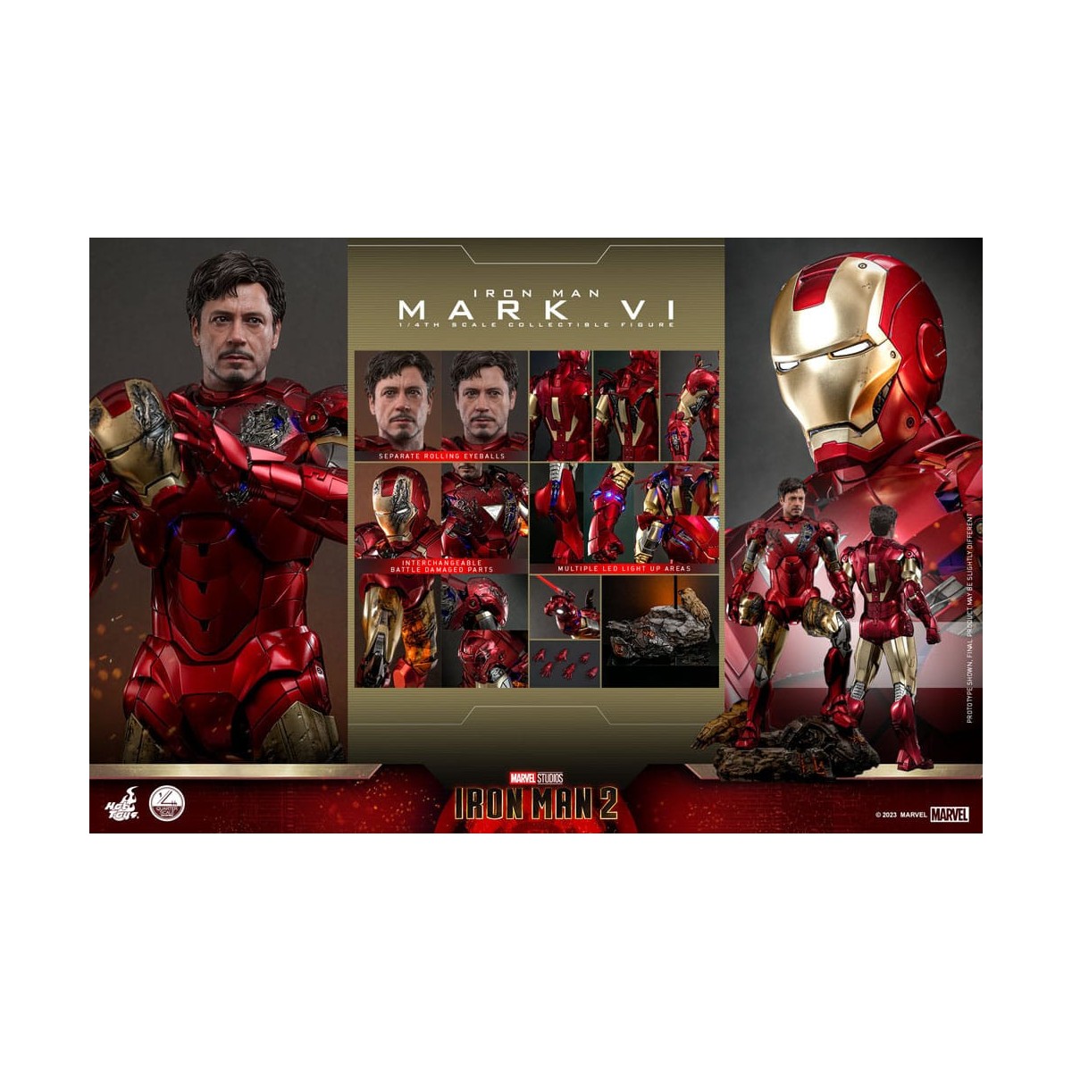 Hot Toys Iron Man 2 - Mark VI 1/4