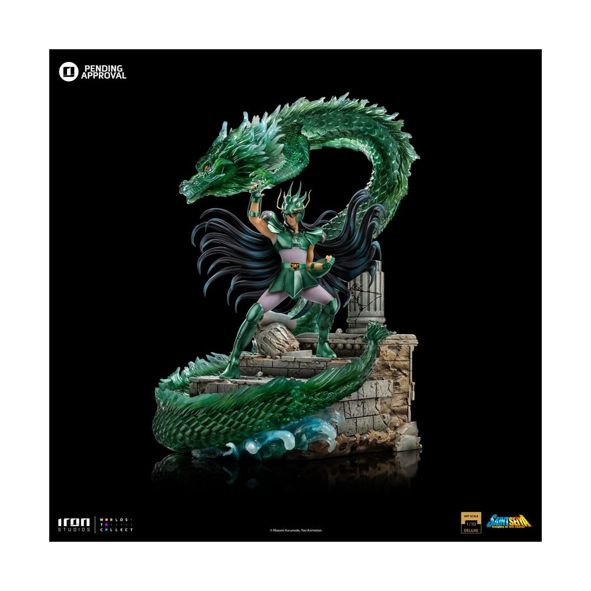 Iron Studios - Saint Seiya - Dragon Shiryu Deluxe Art Scale 1/10 - The Knights of the Zodiac Hyoga the Swan