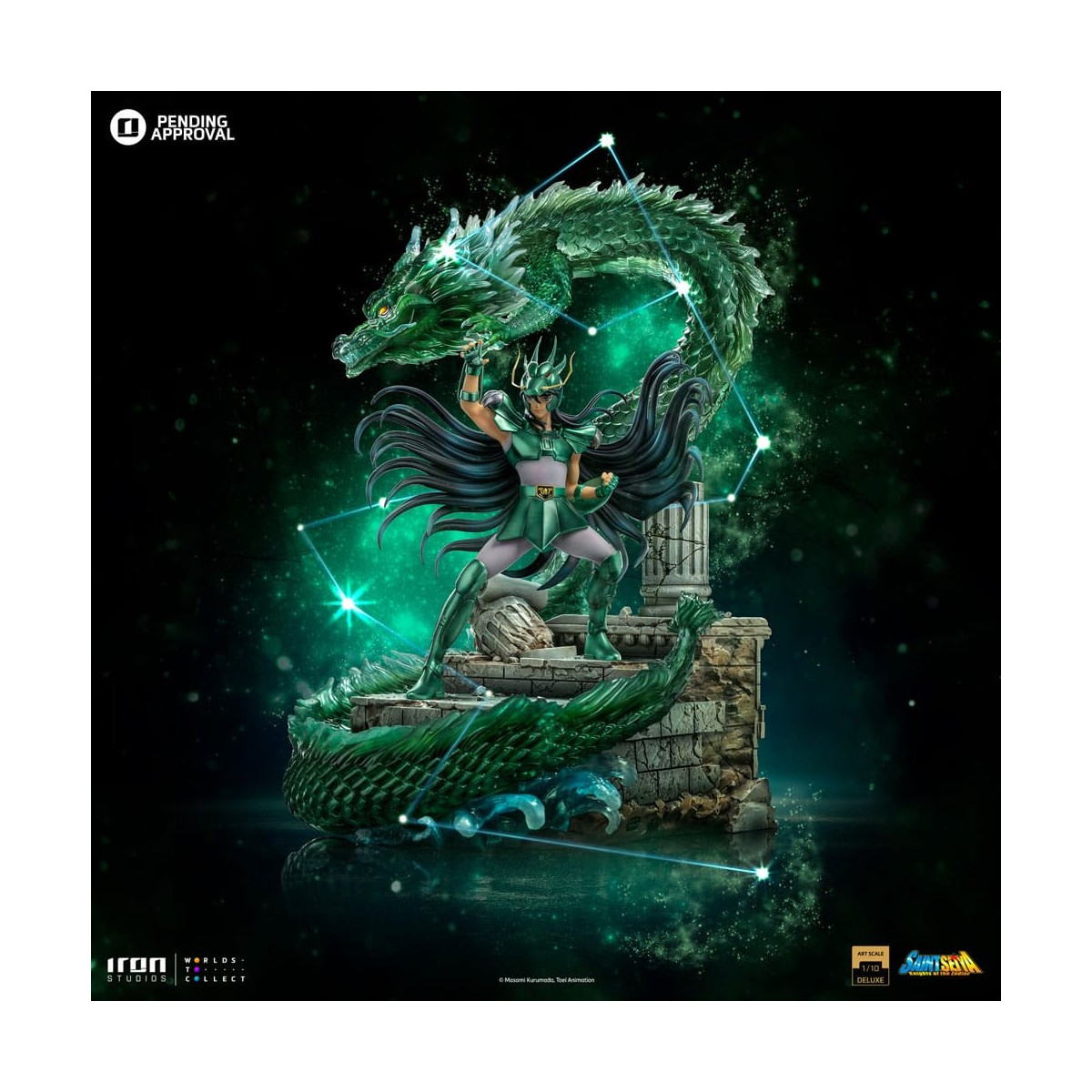 Iron Studios - Saint Seiya - Dragon Shiryu Deluxe Art Scale 1/10 - The Knights of the Zodiac Hyoga the Swan