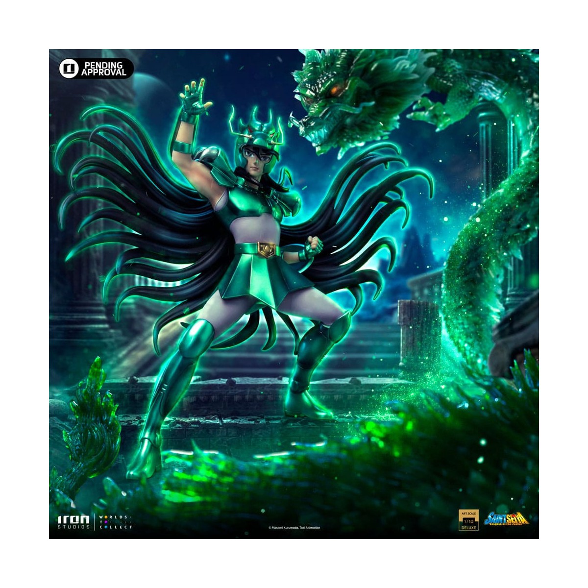 Iron Studios - Saint Seiya - Dragon Shiryu Deluxe Art Scale 1/10 - The Knights of the Zodiac Hyoga the Swan