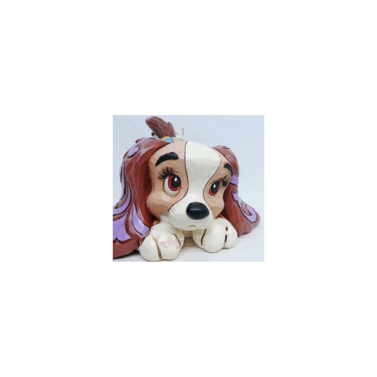 Disney Tradition By Jim Shore - Beauty and the Tramp - Lady Mini - Lady & the Tramp