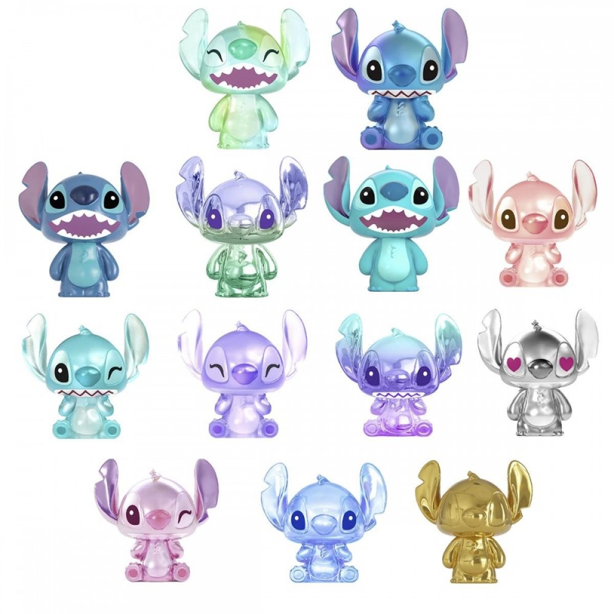 Disney Grand Jester Studio - Box of 13 STITCH mini-figures in Blind Bag aleatoire