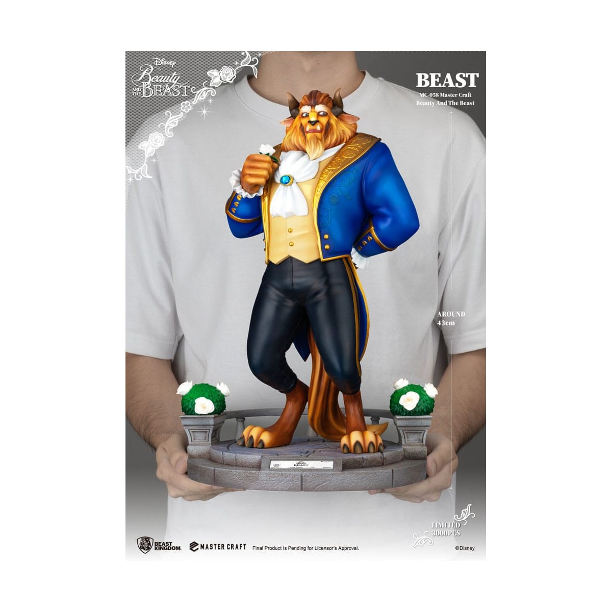 Beast Kingdom Disney Master Craft - Beauty and the Beast - Beast