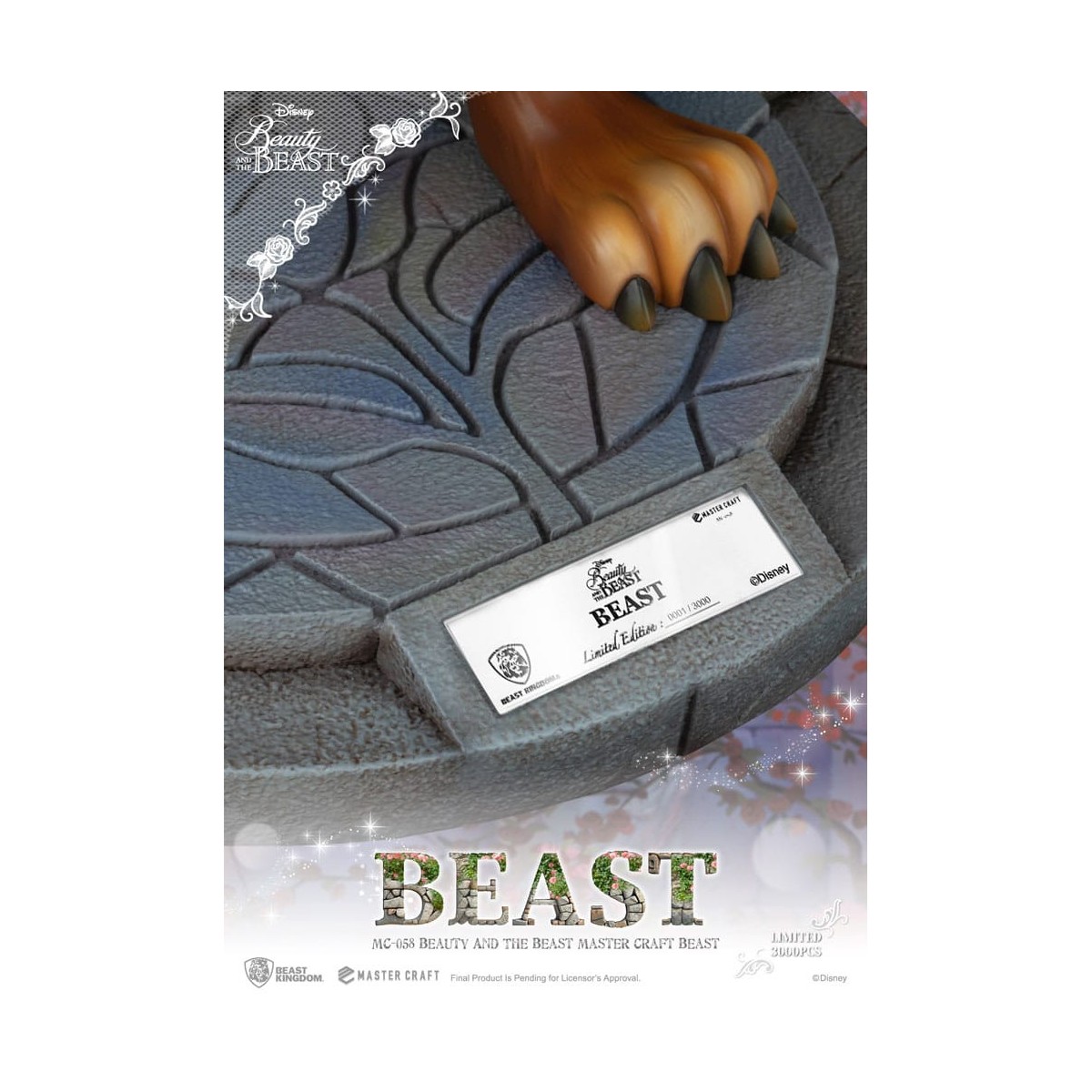 Beast Kingdom Disney Master Craft - Beauty and the Beast - Beast