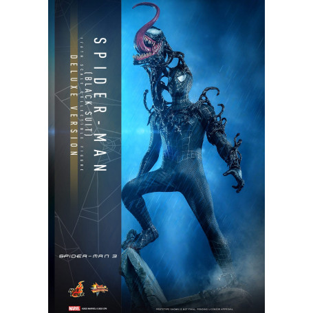 Hot Toys Marvel Spider-Man 3 - Spider man Black Suit Deluxe