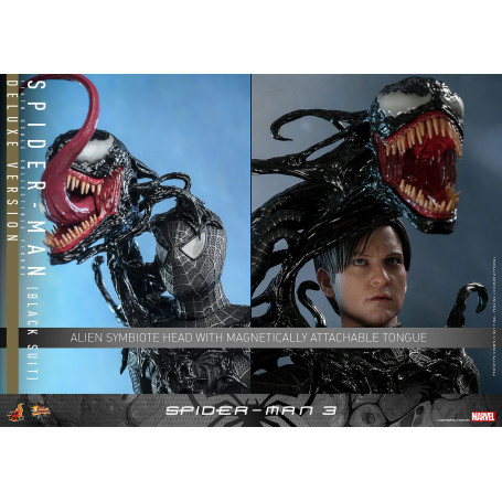 Hot Toys Marvel Spider-Man 3 - Spider man Black Suit Deluxe