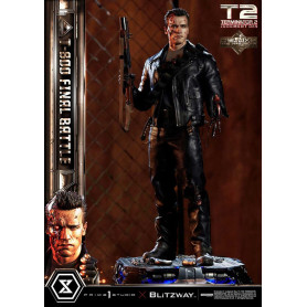 Prime 1 - Terminator 2 Judgment Day T-800 Final Battle Deluxe Bonus Version - Museum Masterline Series 1/3