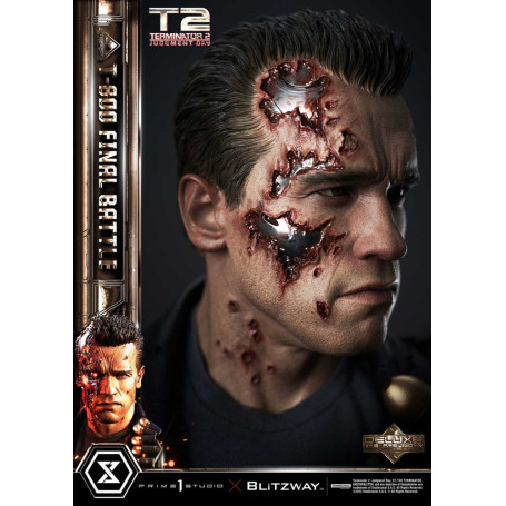 Prime 1 - Terminator 2 Judgment Day T-800 Final Battle Deluxe Bonus Version - Museum Masterline Series 1/3