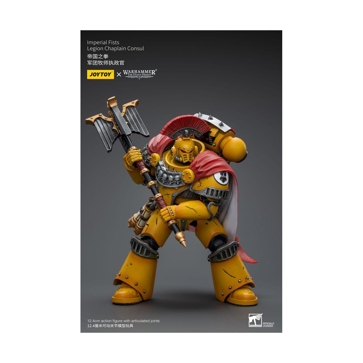JoyToy Space Marines - Imperial Fists - Legion Chaplain Consul - 1/18 - Warhammer The Horus Heresy