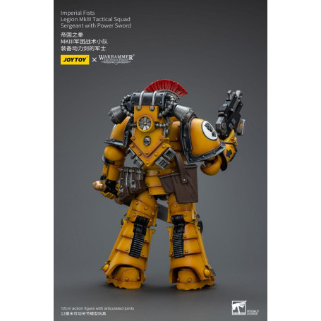 JoyToy - Imperial Fists - Legion MkIII Tactical Squad Sergeant with Power Sword - 1/18 - The Horus Heresy