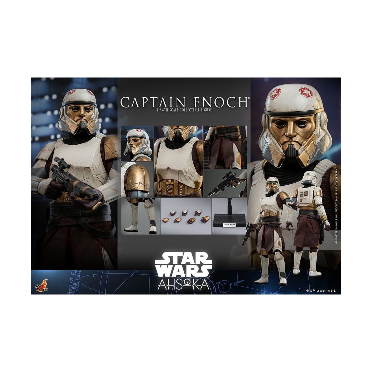 Hot Toys Star Wars - CAPTAIN ENOCH - Ahsoka Tano 1/6