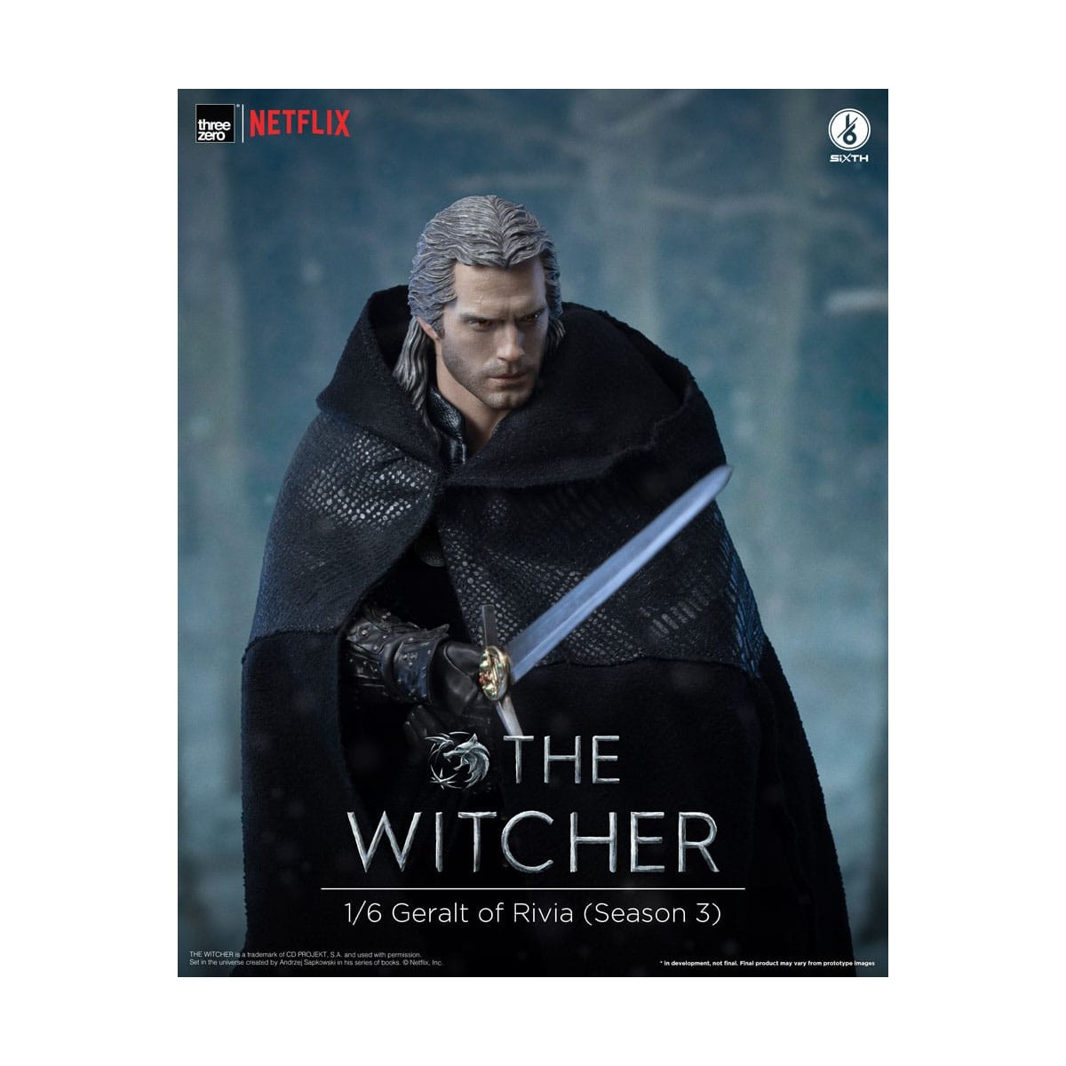 Threezero- Geralt of Rivia 1/6 - The Witcher Season 3