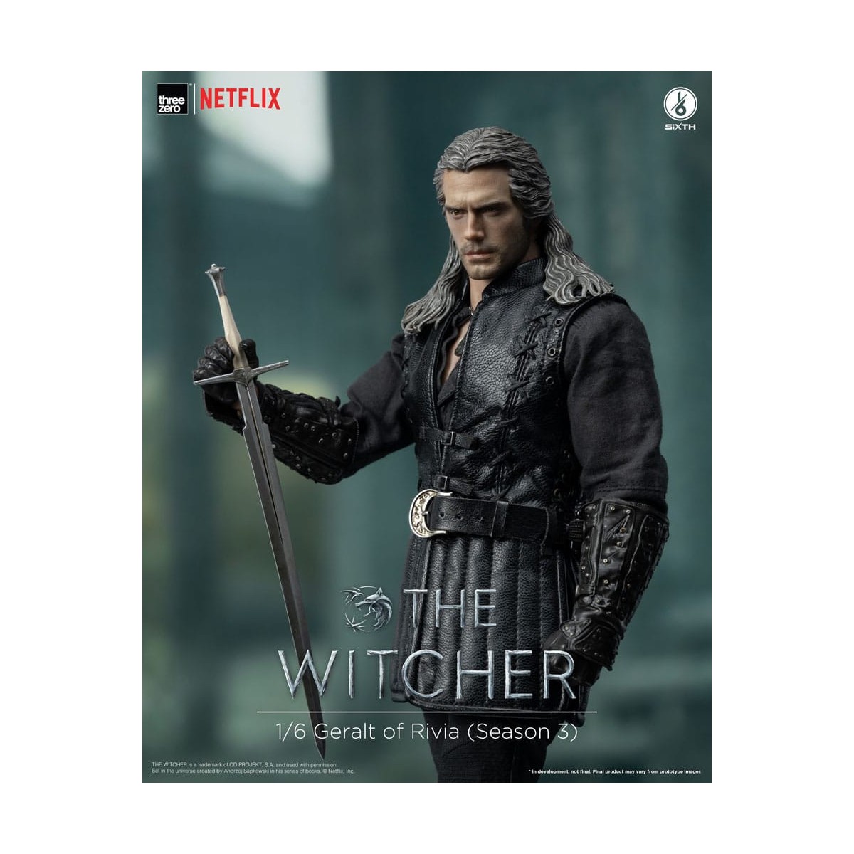 Threezero- Geralt of Rivia 1/6 - The Witcher Season 3
