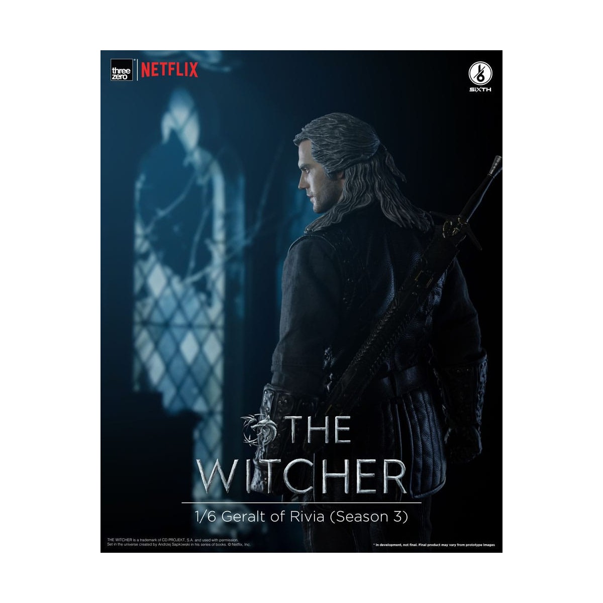 Threezero- Geralt of Rivia 1/6 - The Witcher Season 3