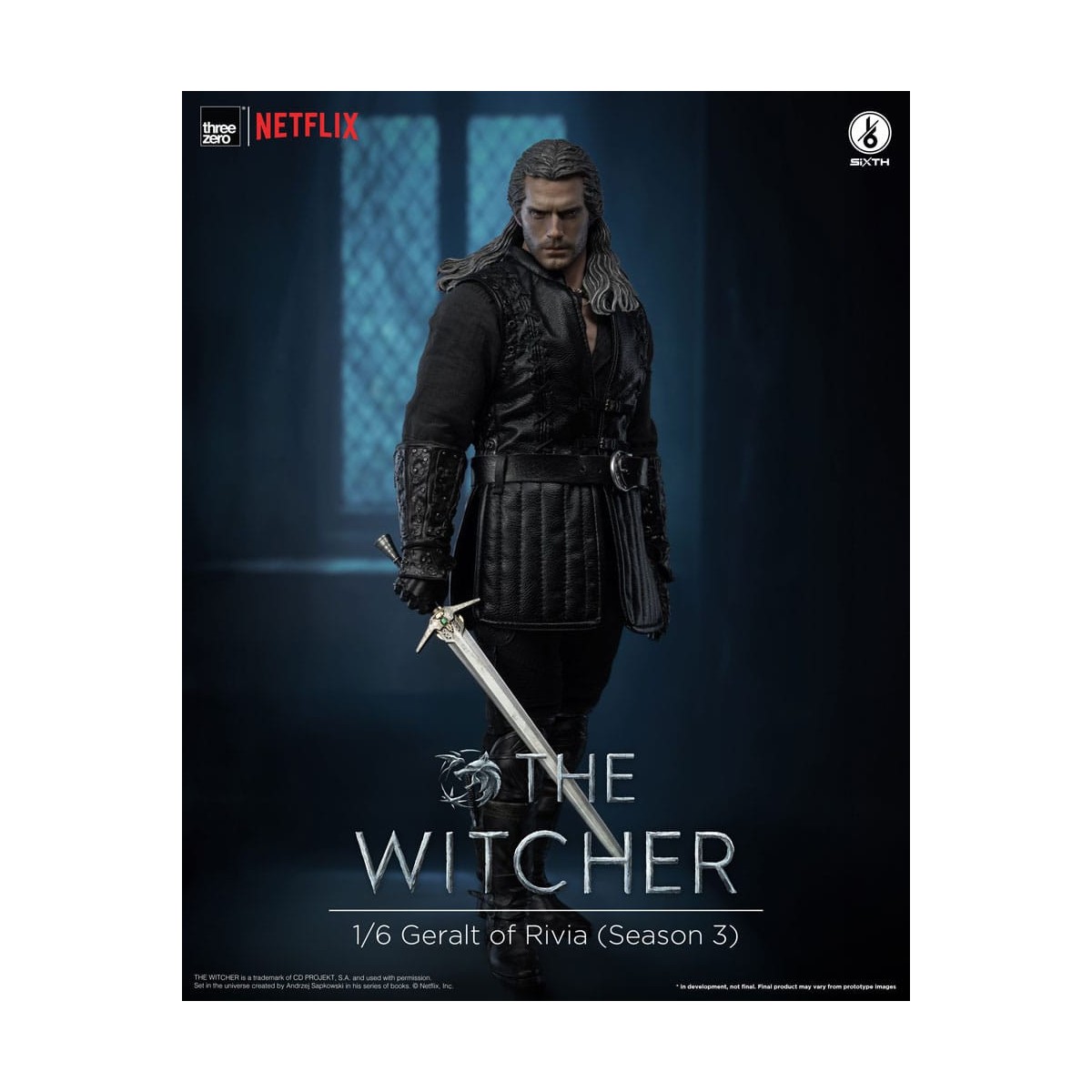Threezero- Geralt of Rivia 1/6 - The Witcher Season 3