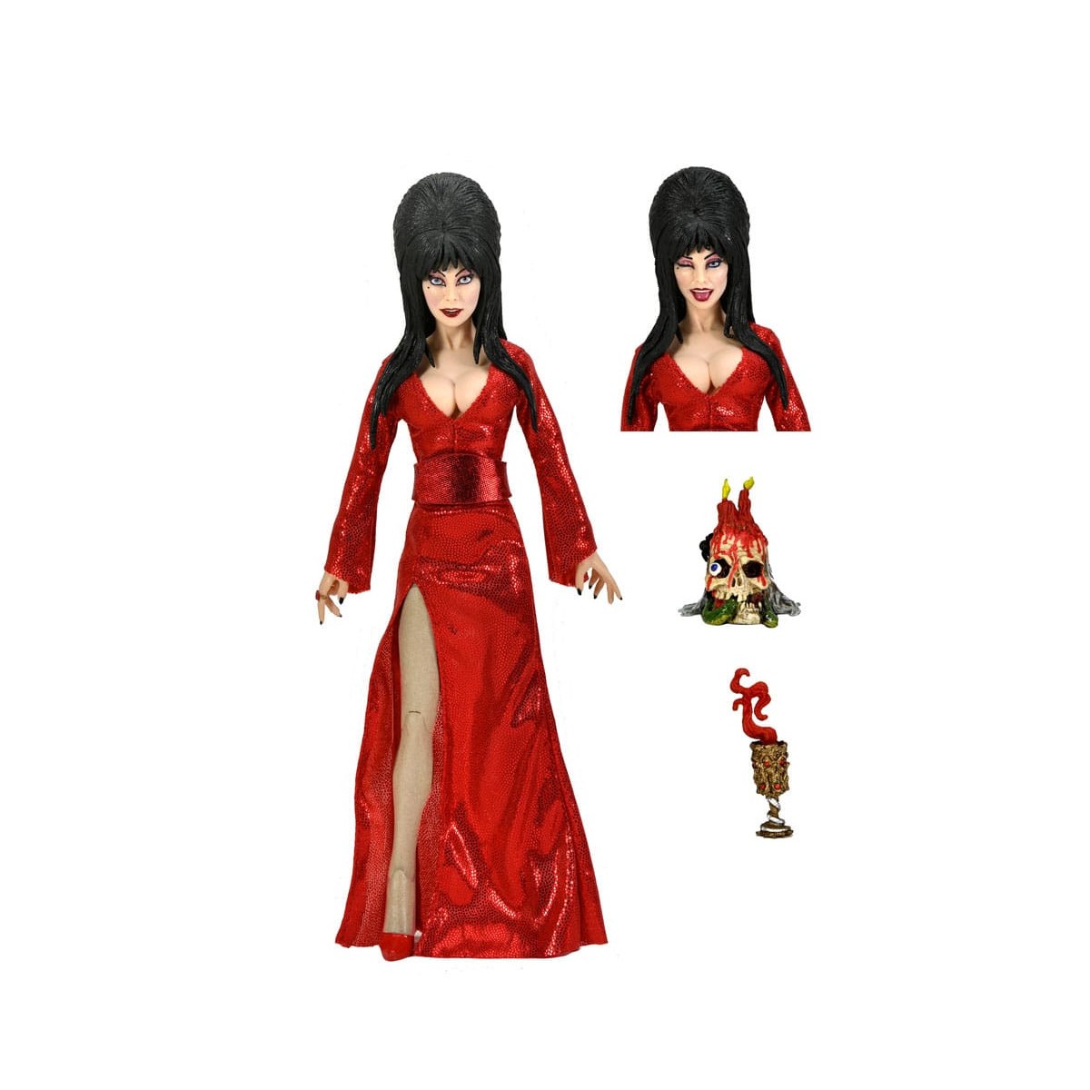 Neca - Elvira Mistress of the Dark Red, Fright, and Boo - Retro Cloth