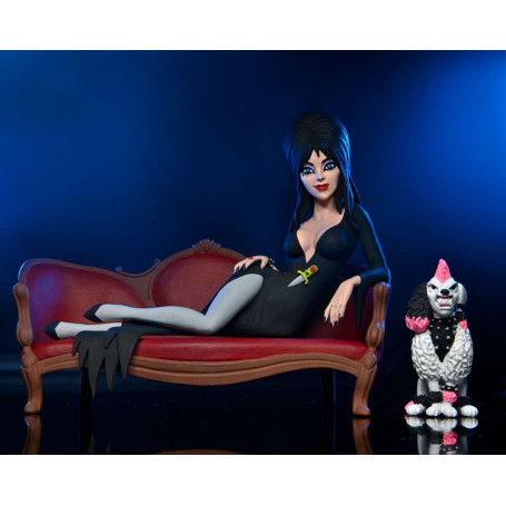 Neca - Toony Terrors - Elvira on Couch - Elvira