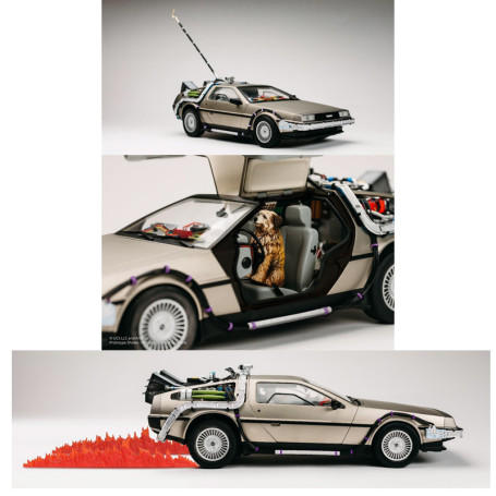 Takara Tomy - Back to the Future - Die Cast Time Machine Replica DeLorean