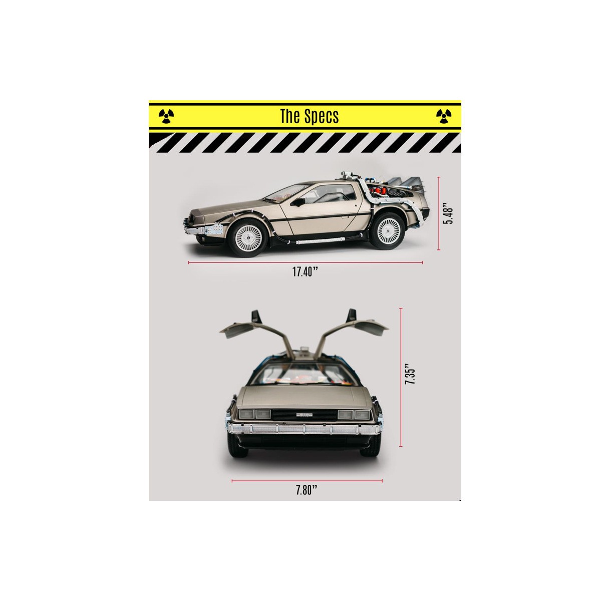 Takara Tomy - Back to the Future - Die Cast Time Machine Replica DeLorean
