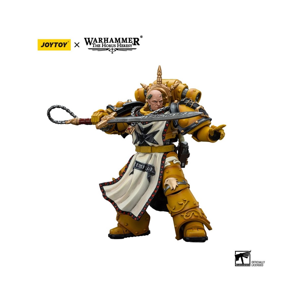 JoyToy Space Marines - Imperial Fists - Sigismund, First Captain of the Imperial Fists - 1/18 - The Horus Heresy