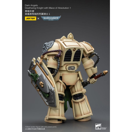 JoyToy Space Marines - Dark Angels - Deathwing Knight with Mace of Absolution 1/18 - Warhammer 40K