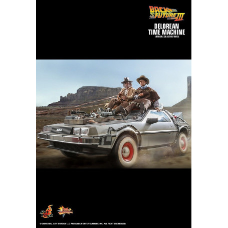 Hot Toys - Back to the Future 3 1/6 Delorean - BTTF3