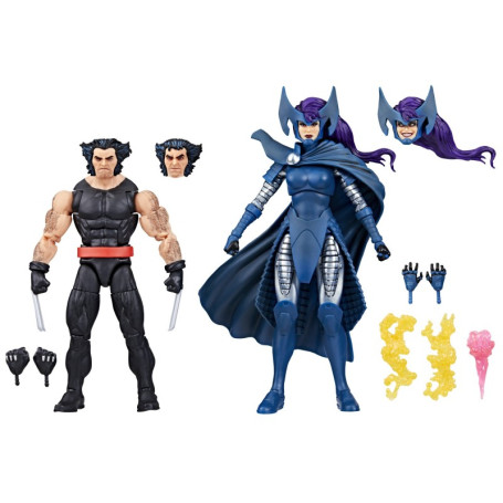 Marvel Legends - Wolverine & Psylocke (Lady Mandarin) - Wolverine 50th Anniversary
