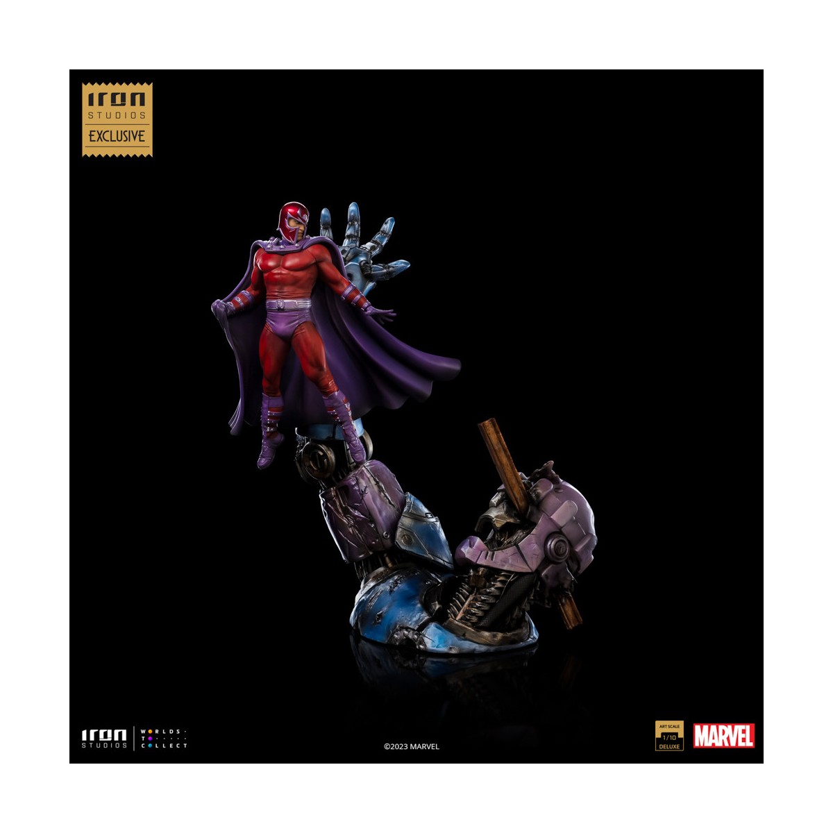Iron Studios Marvel - Magneto and Sentinel - Deluxe Art Scale 1/10 CCXP 2023