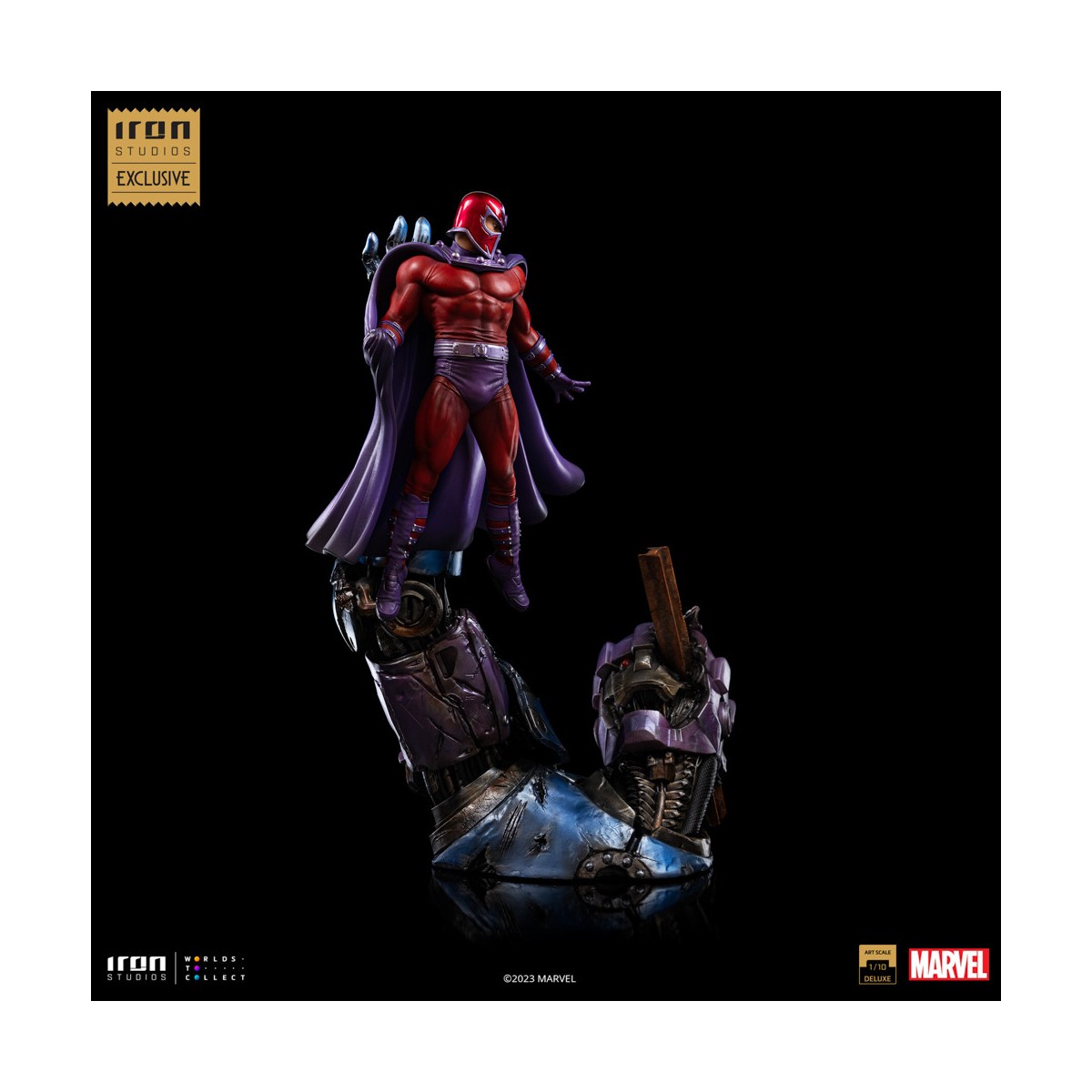 Iron Studios Marvel - Magneto and Sentinel - Deluxe Art Scale 1/10 CCXP 2023
