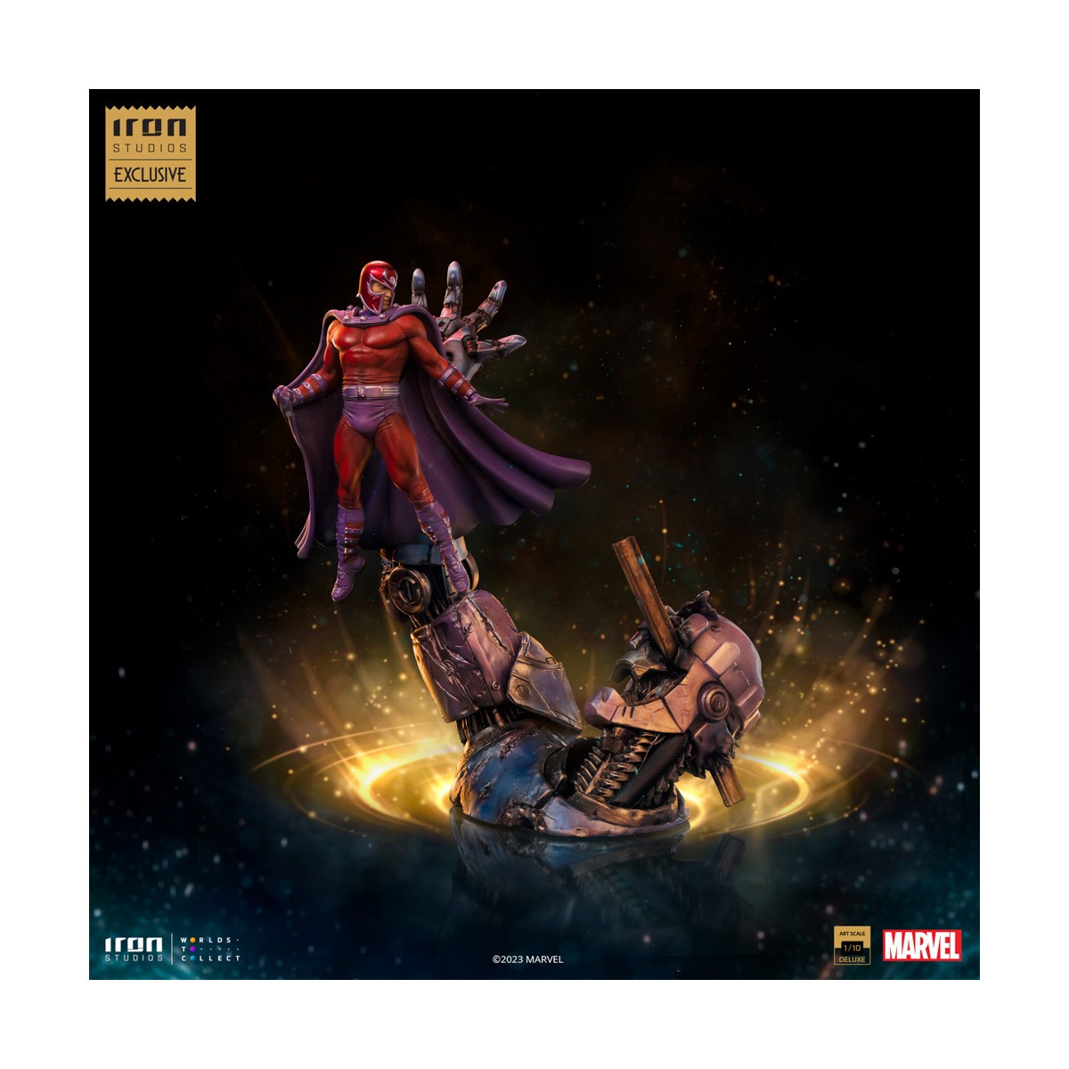 Iron Studios Marvel - Magneto and Sentinel - Deluxe Art Scale 1/10 CCXP 2023