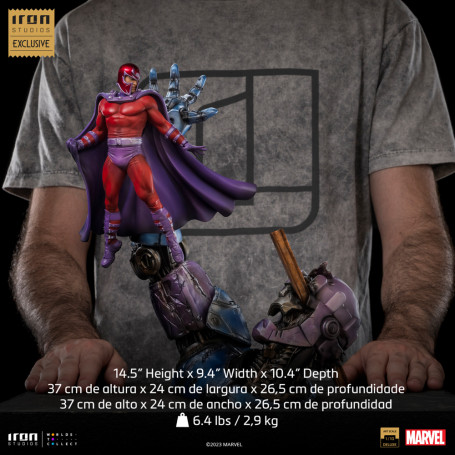 Iron Studios Marvel - Magneto and Sentinel - Deluxe Art Scale 1/10 CCXP 2023