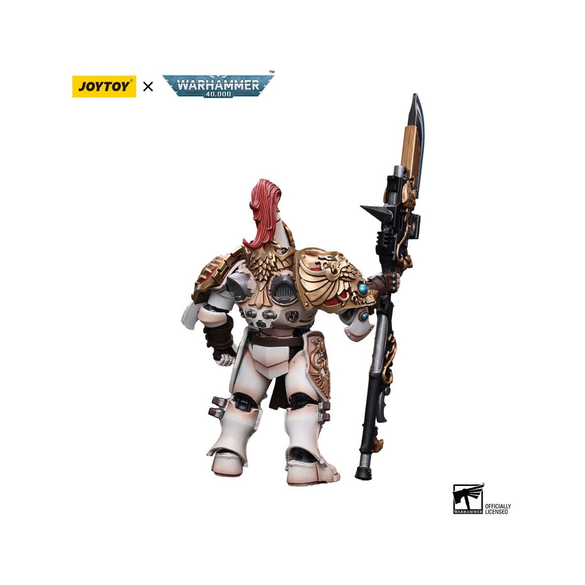 JoyToy Space Marines - Adeptus Custodes Solar Watch - Custodian Guard with Guardian Spear 1/18 - Warhammer 40K