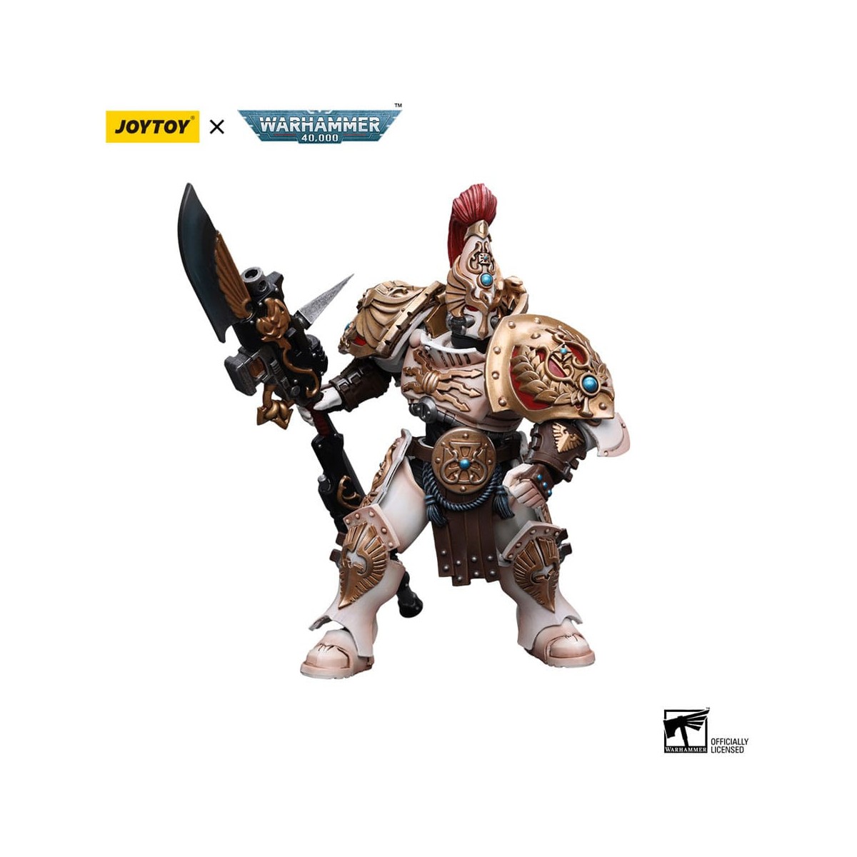 JoyToy Space Marines - Adeptus Custodes Solar Watch - Custodian Guard with Guardian Spear 1/18 - Warhammer 40K