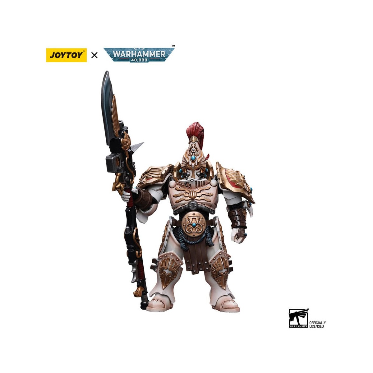 JoyToy Space Marines - Adeptus Custodes Solar Watch - Custodian Guard with Guardian Spear 1/18 - Warhammer 40K