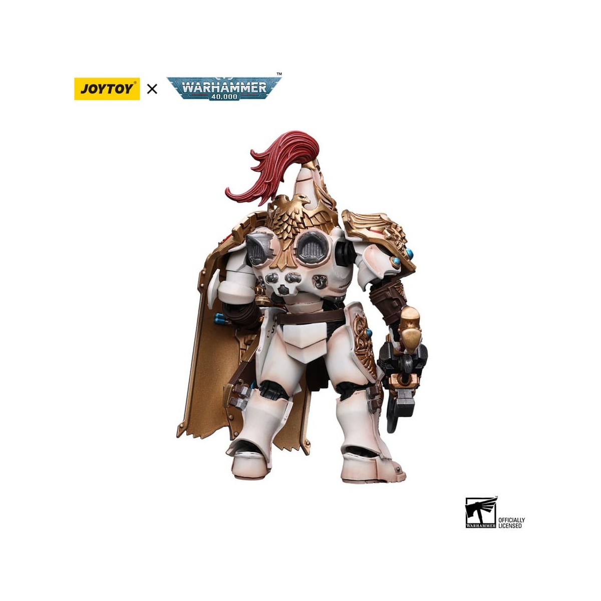 JoyToy Space Marines - Adeptus Custodes Solar Watch - Custodian Guard with Sentinel Blade and Praesidium Shield 1/18